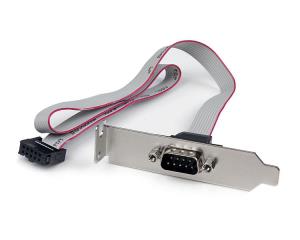 Db9 Serial Port Bracket To 10 Pin Header 1 Port 16in - Low Profile