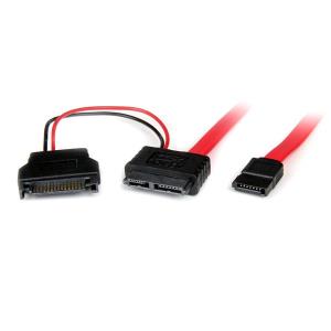 Power Cable Adapter Slimline SATA Female To SATA With SATA 0.5m