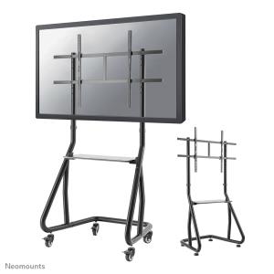 Mobile Flat Screen Floor Stand Trolley Height 152-169 Cm