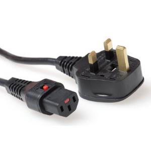 Connection Cable - 230v Uk Plug - C13 Lockable
